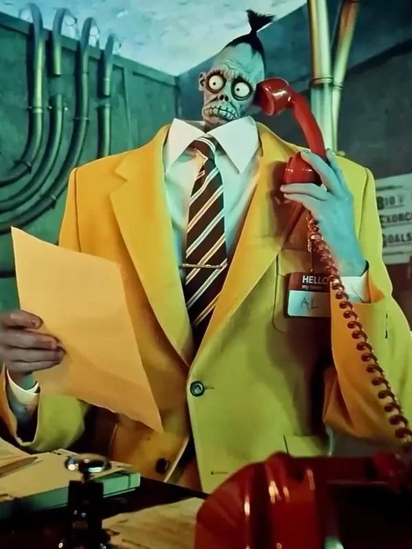 Bob the Shrunken Head Beetlejuice Yellow Suit Bob the Shrunken Head Beetlejuice Yellow Suit