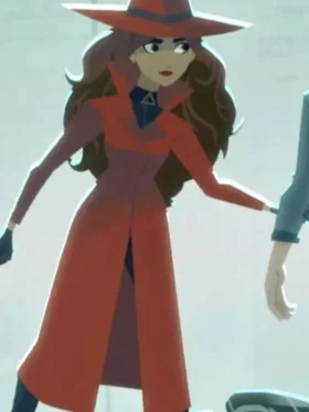 Carmen Sandiego Red Costume Coat