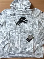 Detroit Lions Salute to Service Camo Hoodie