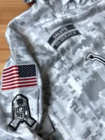 Detroit Lions Salute to Service Camo Hoodie - Grey