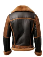 Flight B3 Aviator Brown Leather Bomber Jacket