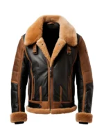 Flight B3 Aviator Leather Bomber Jacket