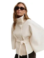 Gina Tricot Belt Cape Jacket for women