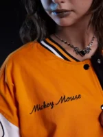 Her Universe Disney Halloween Split Oversized Varsity Jacket