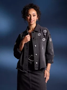 Her Universe Star Wars Darth Vader Rhinestone Denim Jacket Her Universe Exclusive
