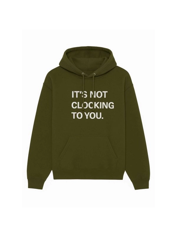 Justin Bieber Wears It’s Not Clocking To You Hoodie