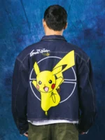 Loiter-Pokemon-Pikachu-Blue-Denim-Jacket