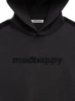 MadHappy Lace Trim Midweight Hoodie - Black
