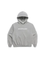 MadHappy Lace Trim Midweight Hoodie - Grey