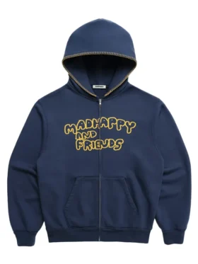 Madhappy and Friends Fleece ZIp Up Hoodie