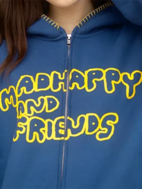 Madhappy and Friends Fleece ZIp Up Hoodie