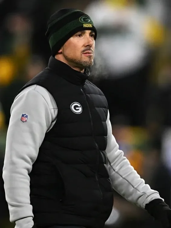 Matt Lafleur Green Bay Packers Puffer Vest Black