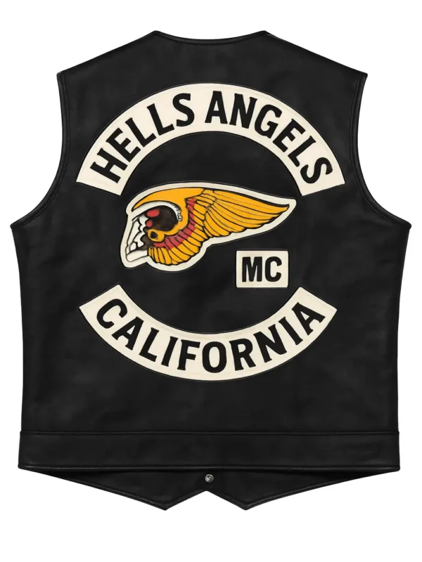 Men’s California Hells Angels Leather Vest
