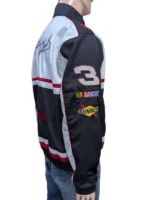 Product listing for a Dale Earnhardt race jacket priced at $139.99 with a 50% off banner.