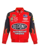 Men's Jeff Gordon JH Design Red DuPont Twill Driver Uniform Full-Snap Jacket