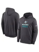 Miami-Dolphins-Nike-Anthracite-Toss-Sweep-Performance-Hoodie-Black