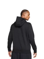 Nike Club Mens Full Zip Black Fleece Hoodie
