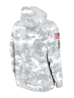 Salute To Service Kansas City Chiefs Camo 2024 Hoodie - Grey
