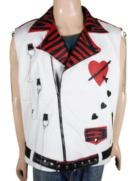 Shawn-Michaels-White-Leather-Vest