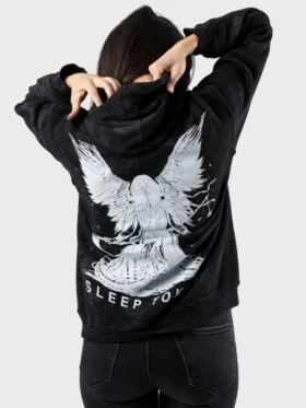 Sleep-Token-Reaper-Angel-Tie-Dye-Hoodie-Grey-Black