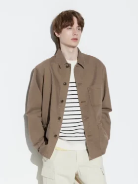Uniqlo-Utility-Brown-Jacket