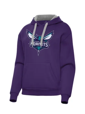 Women's Antigua Purple Victory Pullover Hoodie - Purple