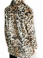 Tv Series Yellowstone Kelly Reilly Shearling Leopard Coat