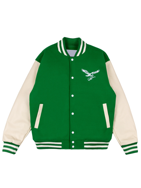 Zach-Bryan-x-Eagles-Letterman-Jacket-Green Zach-Bryan-x-Eagles-Letterman-Jacket-Green