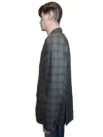 Pee Wee Herman Suit for men featuring the iconic light grey glen plaid pattern and shrunken-fit tailoring.