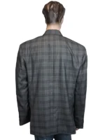 Pee Wee Herman Suit back view highlighting the precise stitching and heritage-inspired slim cut.