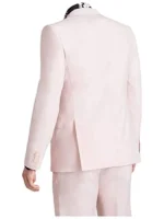 Mens Summer Groom Wear 3 Piece Pink Suit