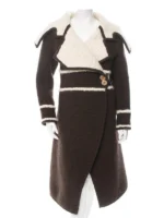 Cameron Diaz Street Fashion Wool Trench Coat