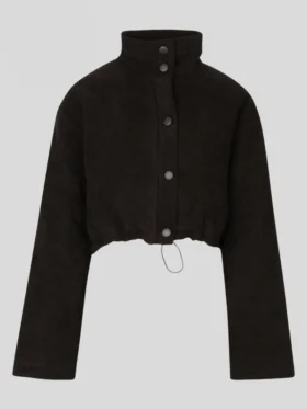 Cord-Black-Puffer-Jacket