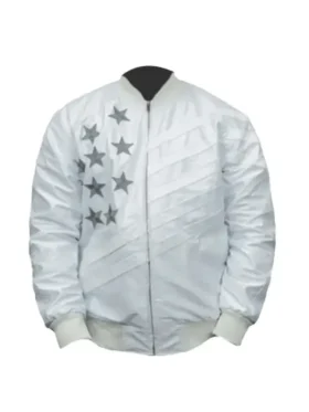 Creed III Michael B Jordan White Bomber Jacket