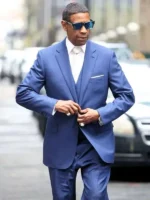 Denzel Washington Highest 2 Lowest Blue Suit