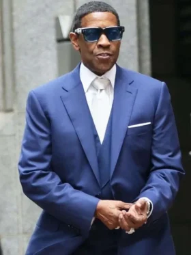 Denzel Washington Highest 2 Lowest Blue Suit