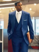 Denzel Washington Highest 2 Lowest Blue Suit