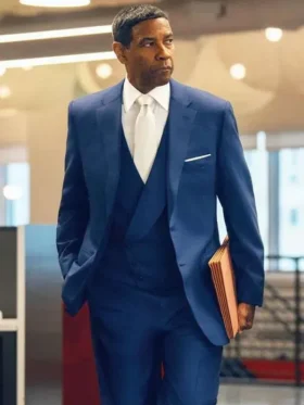 Denzel Washington Highest 2 Lowest Blue Suit