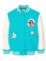 Disney Lilo & Stitch French Terry Varsity Bomber Jacket Little Kid to Big Kid