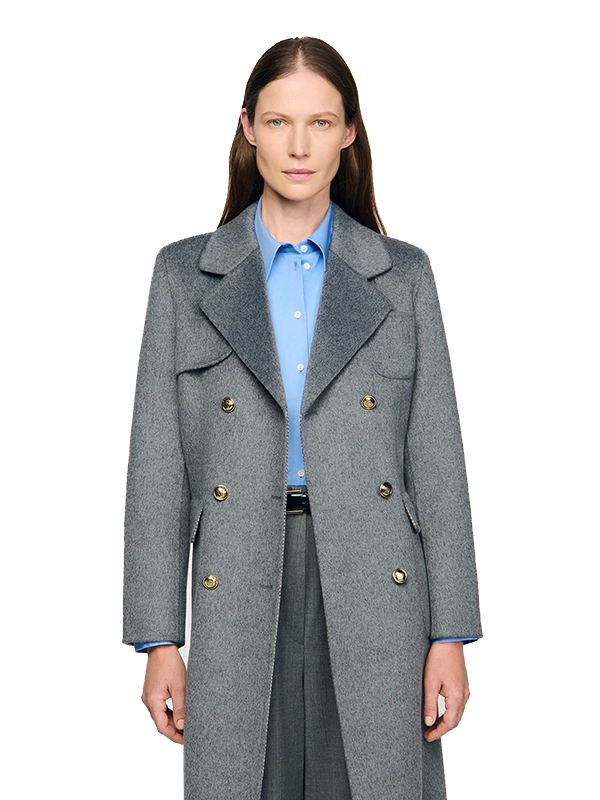 Double-faced check coat (3) Double-faced check coat