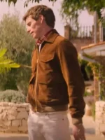Eddie Redmayne The Day of the Jackal Brown Jacket