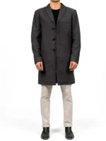 Gary Grey Wool Coat Men