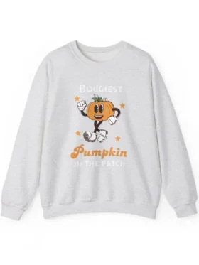 Grey Bougiest Pumpkin Sweatshirt