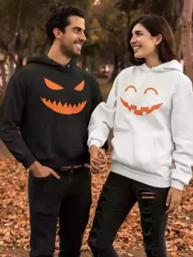 Halloween 2025 Couple Hoodie