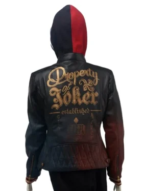 Harley Quinn Daddy’s Lil’ Monster Quilted Leather Jacket