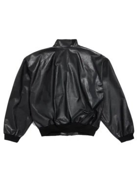 Kendrick Lamar GNX Black Leather Jacket