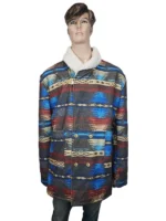 Cowboy Jacket front view highlighting the classic pointed lapels and intricate Western embroidery.