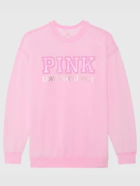 LoveShackFancy-x-Pink-Crew-Sweatshirt
