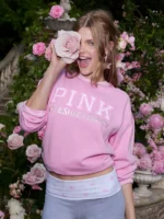 LoveShackFancy-x-Pink-Sweatshirt