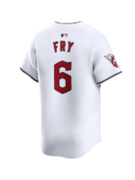 Men's Cleveland Guardians David Fry Nike White Home Limited Player Jersey